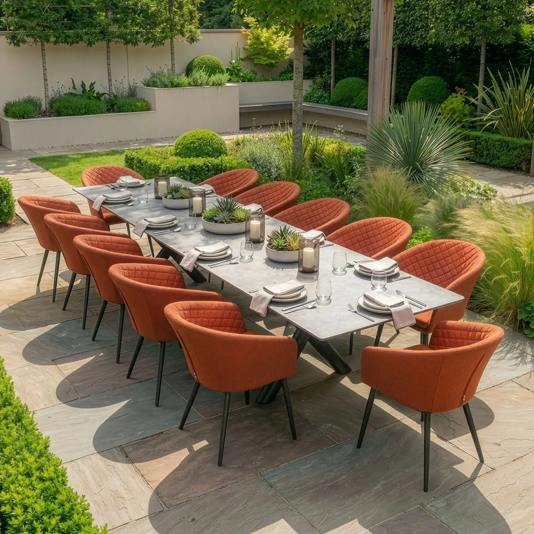 Ambition 8-12 Seat Maxim Extending Dining Set