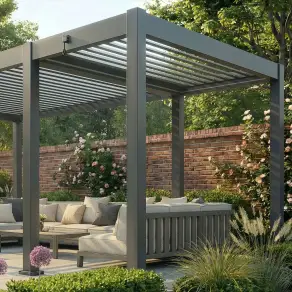 Eden Pergola Aluminium Manual Extension (3 x 1.4m) - Frame Only