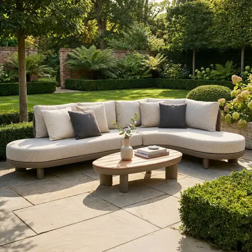Sicily Rope Curve Corner Sofa Set Sicily Rope Curve Corner Sofa Set