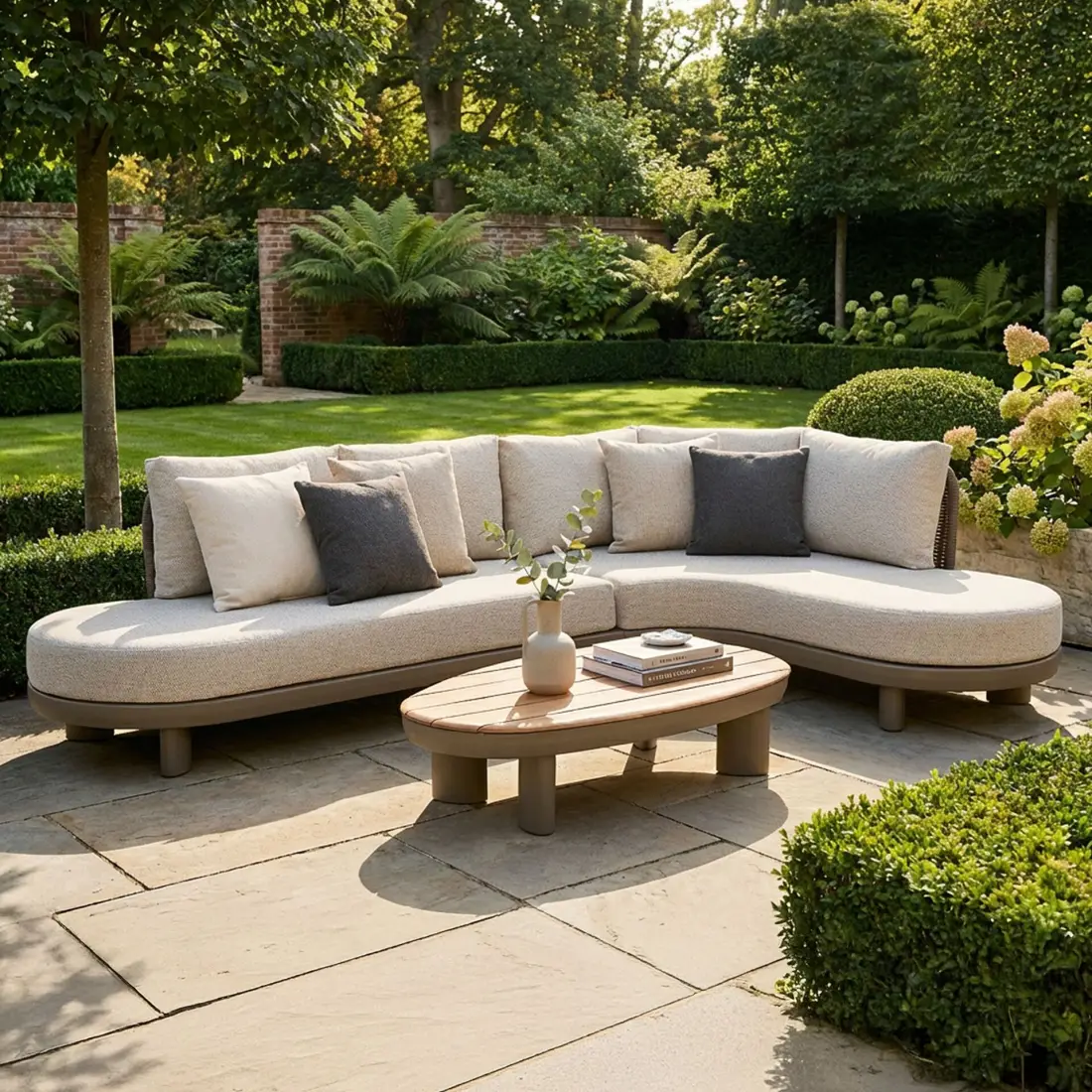 Sicily Rope Curve Corner Sofa Set Sicily Rope Curve Corner Sofa Set