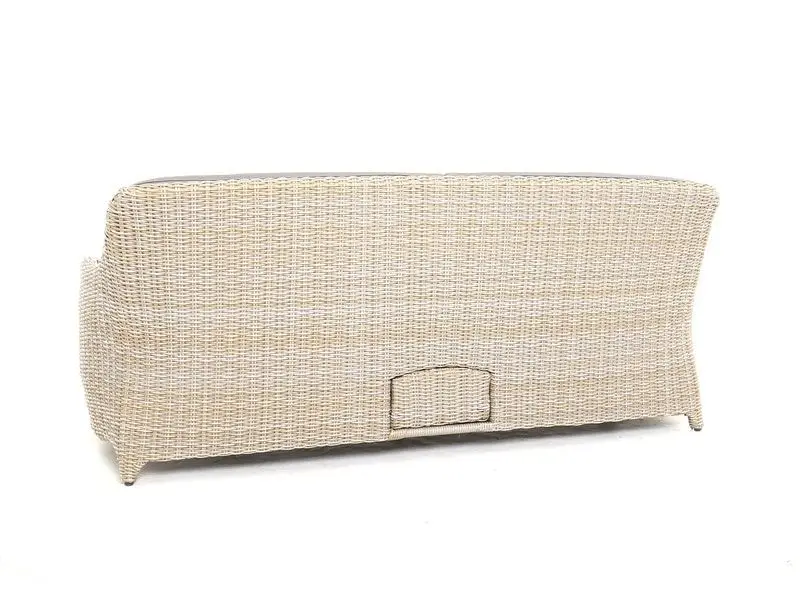 Meteor 3 Seater Sofa & 2 Swivel Chairs Garden Lounge Set