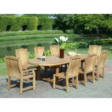 Malvern 8 Chair Dining Set - Certified