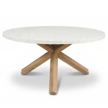 Antigua Rope Weave 6 Seat Round Dining Set