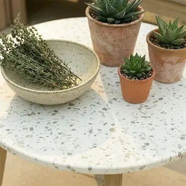 Antigua Large Round Garden Side Table