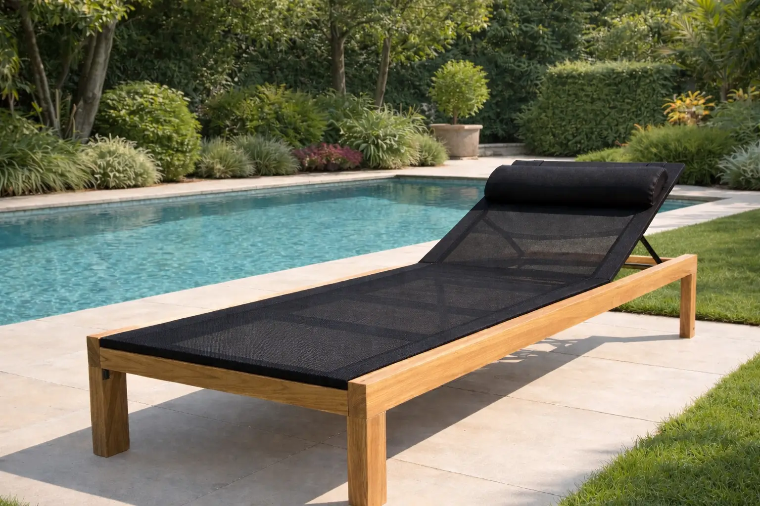 Sahara Teak Sun Lounger - Certified