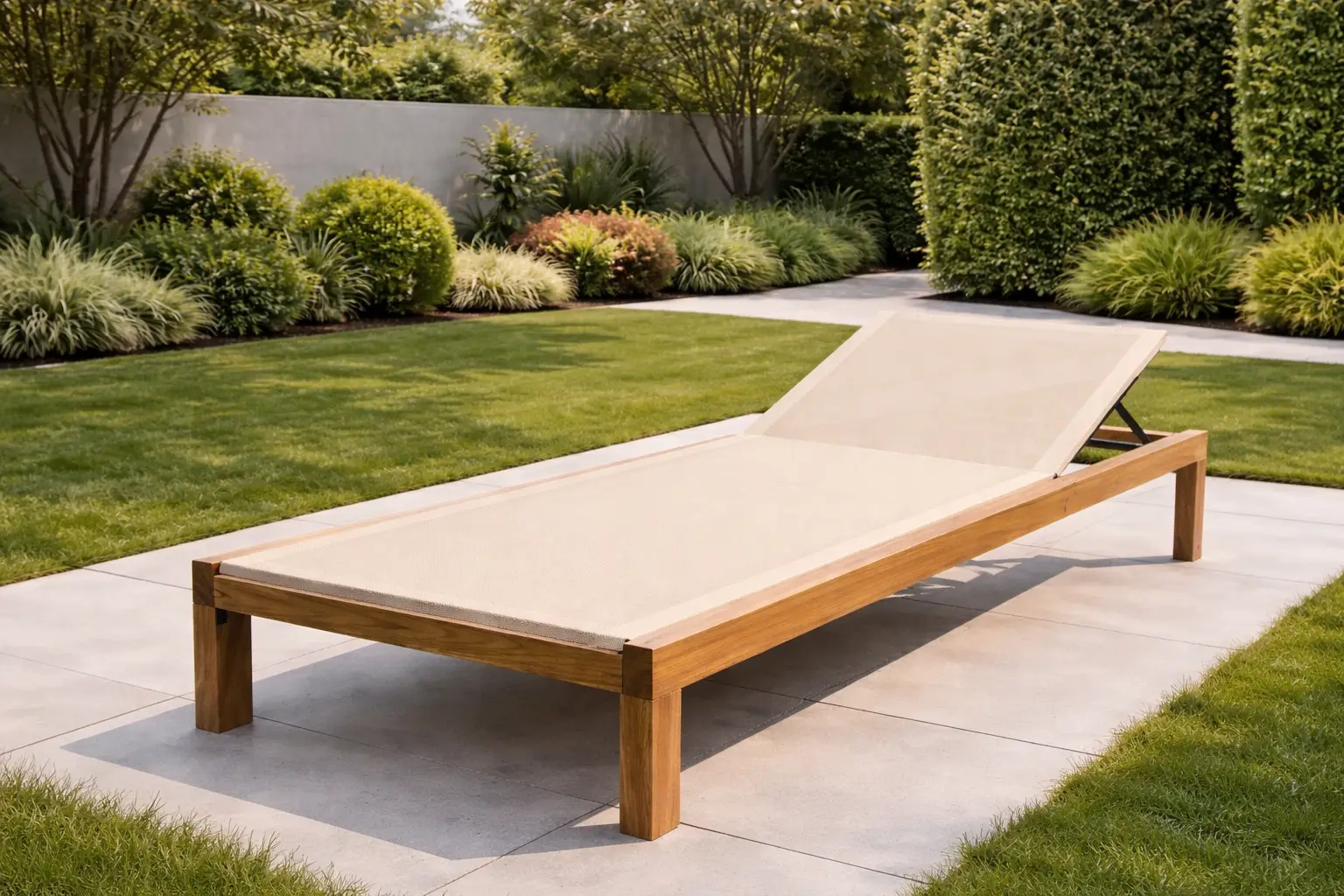 Sahara Teak Sun Lounger - Certified