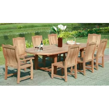 Malvern 8 Chair Dining Set - Certified