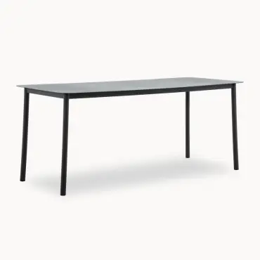 Monti 8 Seat Aluminium Wood High Dining Set - Rectangular Table