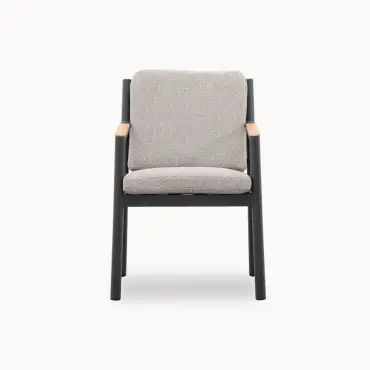 Monti 8 Seat Aluminium Wood Dining Set - Rectangular Table