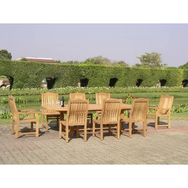 Malvern teak dining set 1