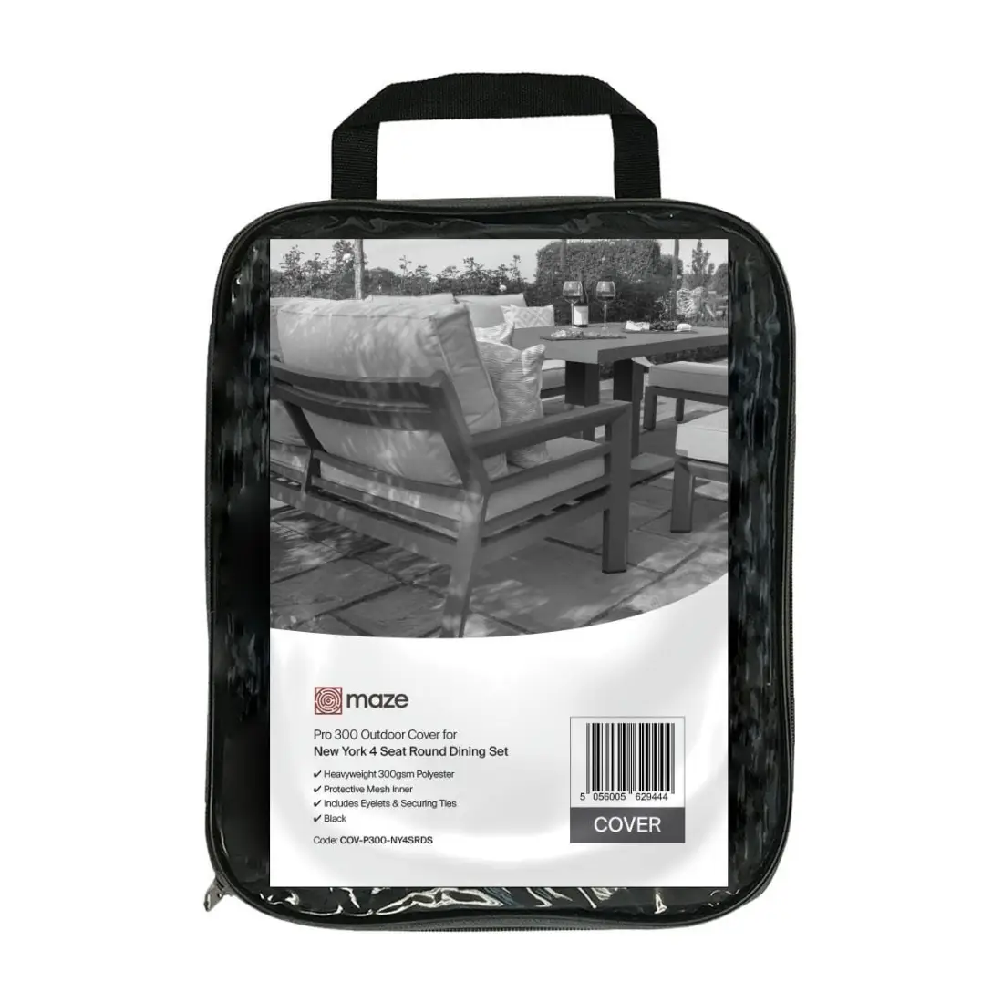 4 Seat Round Dining Set - Winter Cover