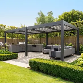 Como Pergola 7.8m x 4m LED Frame