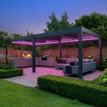 Como Pergola 7.8m x 4m LED Frame