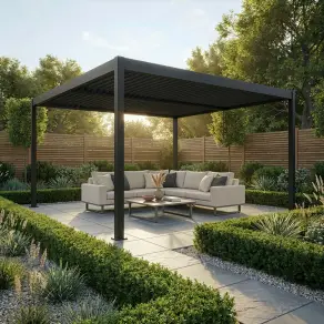 Como Pergola 4m x 4m LED Frame
