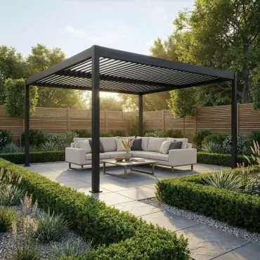 Como Pergola 4m x 4m LED Frame