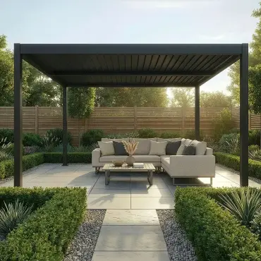Como Pergola 4m x 4m LED Frame