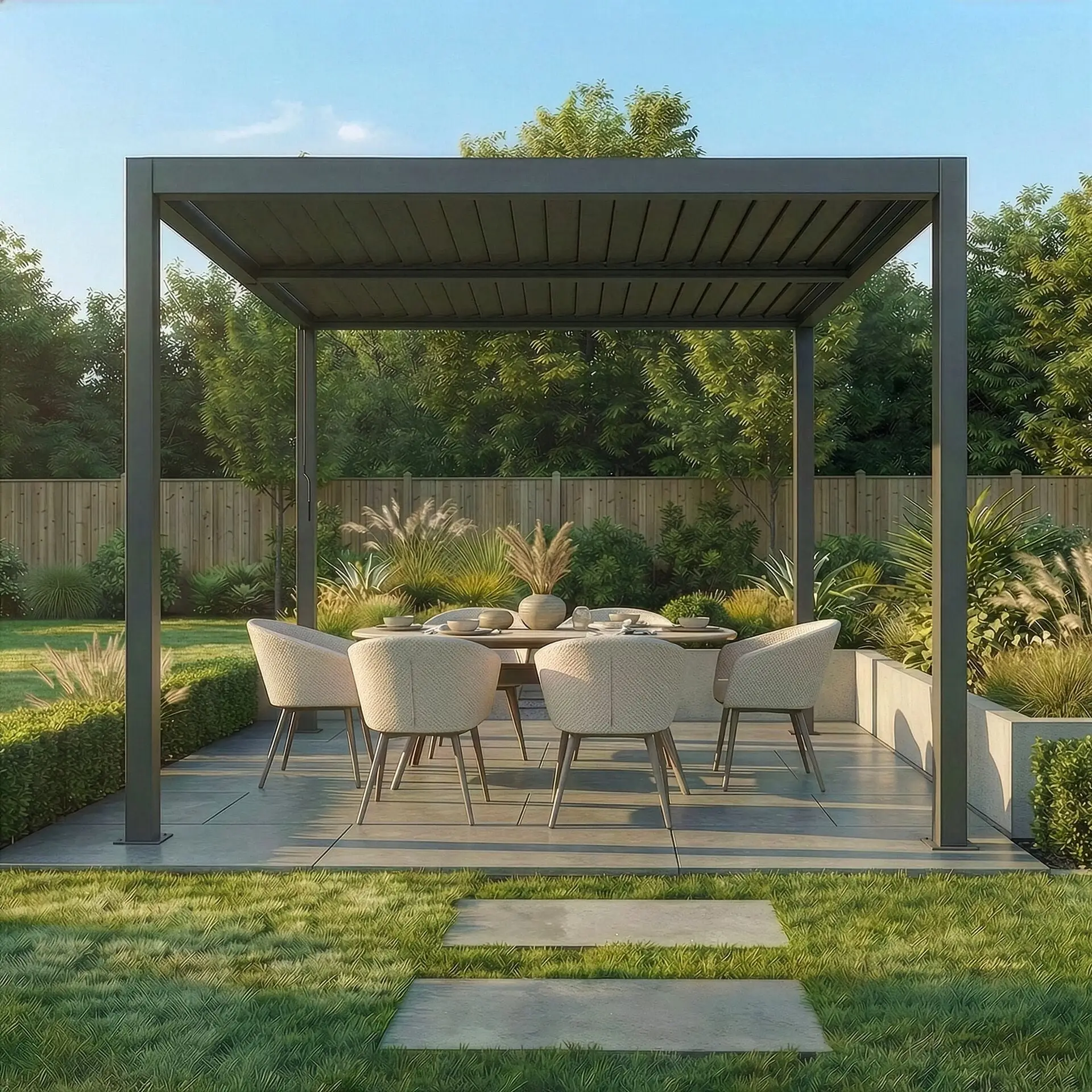 Como Pergola 3m x 3m LED Frame