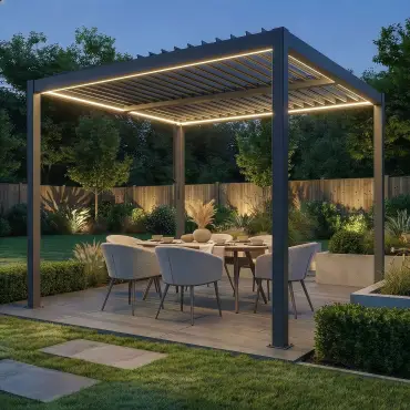 Como Pergola 3m x 3m LED Frame