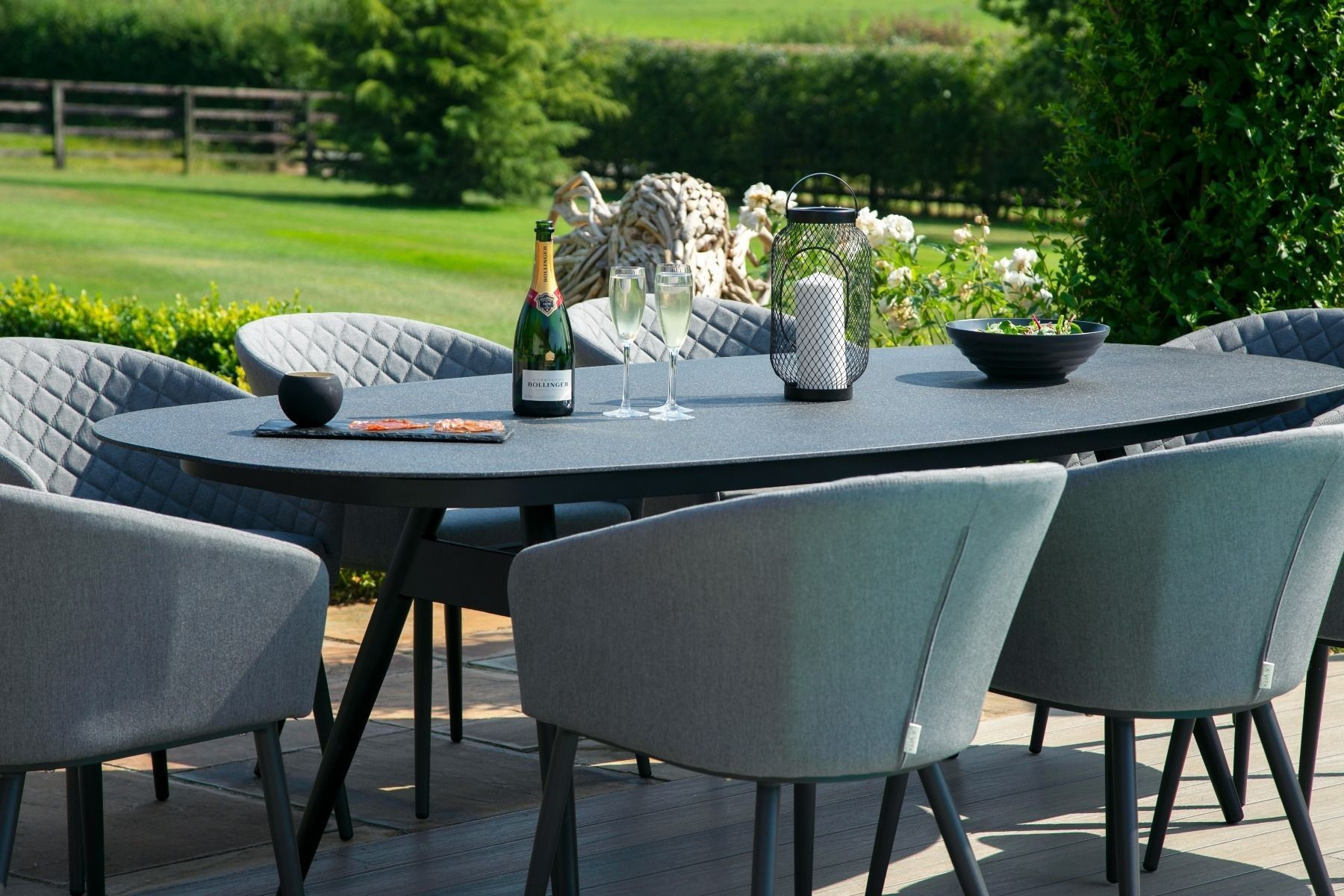 Ambition 8 Seat Oval Dining Set