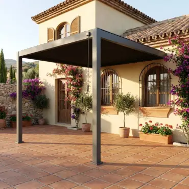 Titan Wall Mounted 3.6m x 3m Aluminium Pergola