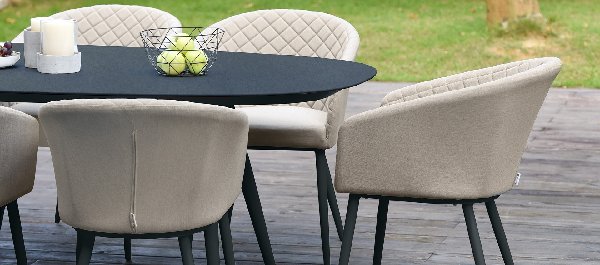 Ambition 8 Seat Oval Dining Set