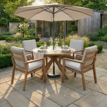 New York 4 Seat Dining Set