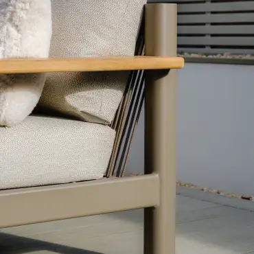 Sicily Rope Weave Small Corner Sofa Set