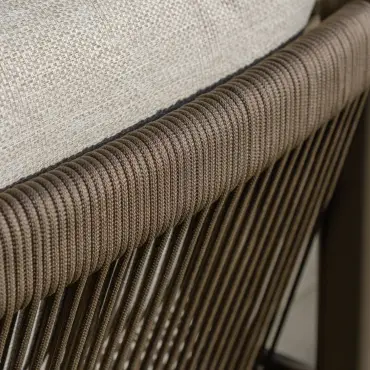 Sicily Rope Weave Small Corner Sofa Set