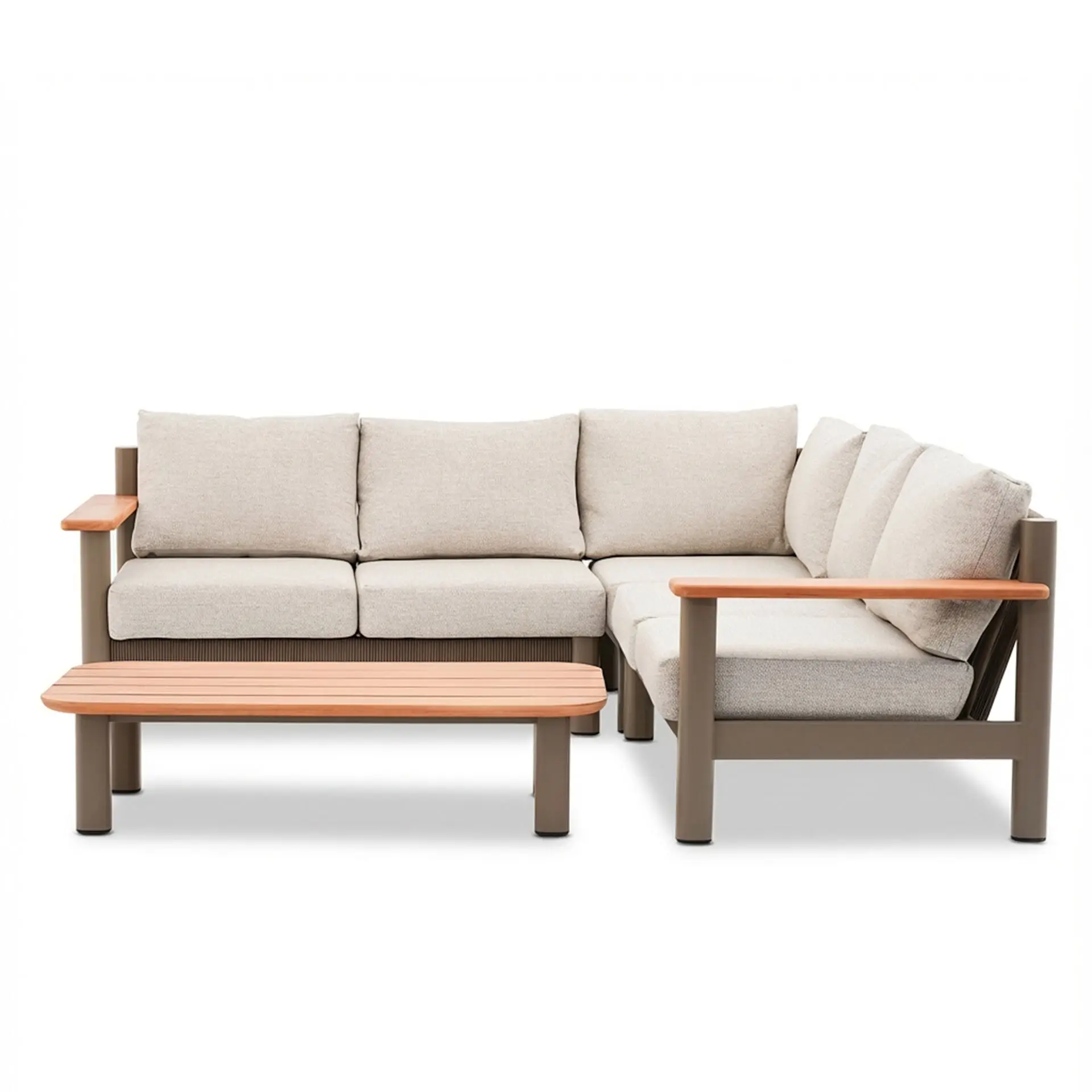 Sicily Rope Weave Small Corner Sofa Set