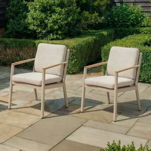 Pair of Sicily Rope Weave Dining Chairs