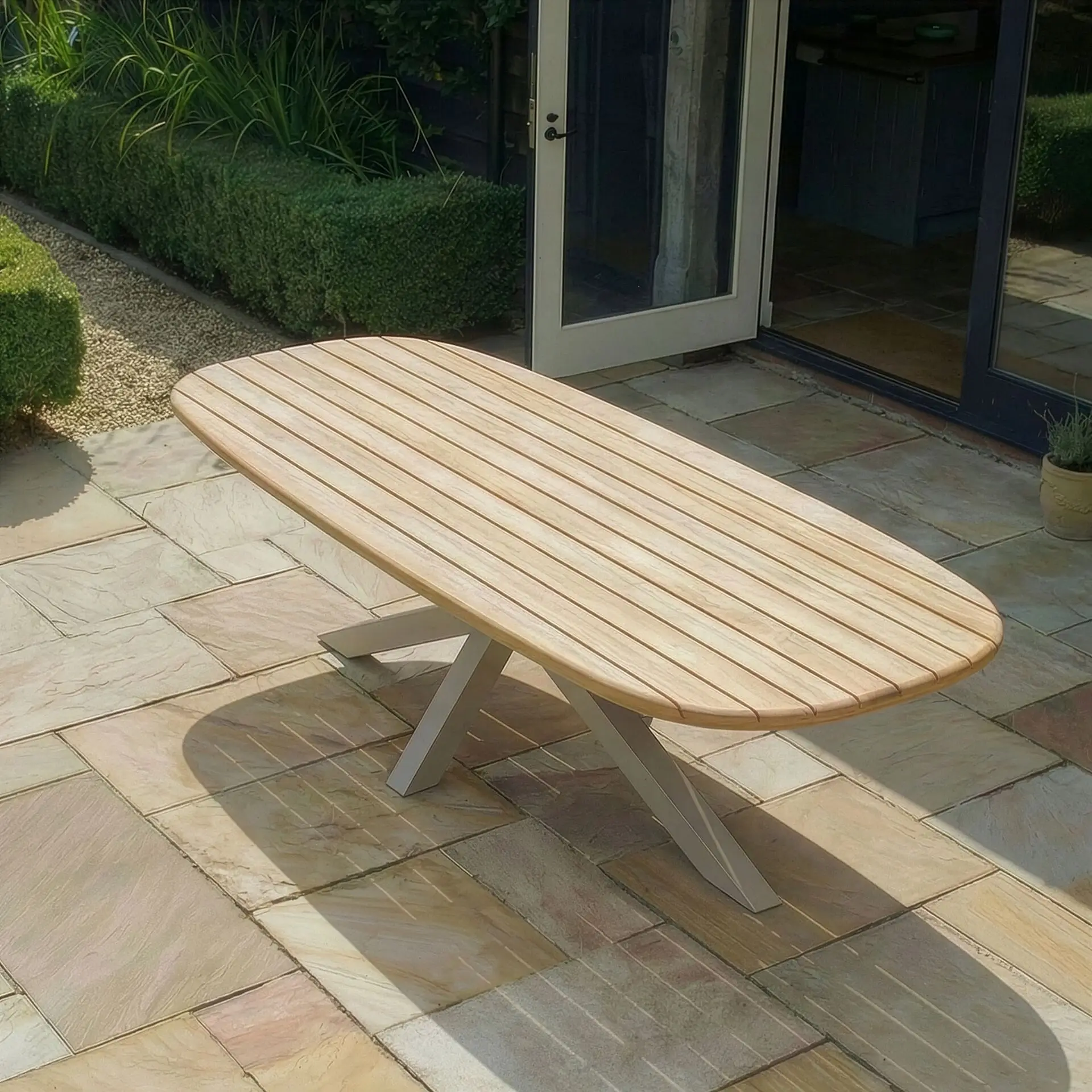 Sicily 8 Seat Rectangular Teak Dining Table