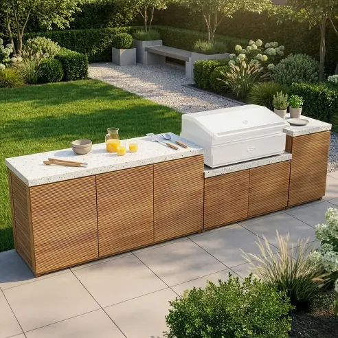 Antigua Outdoor Kitchen Storage Units Large Configuration