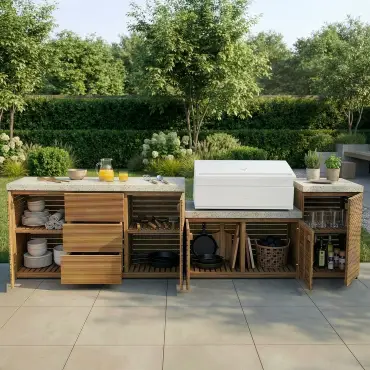 Antigua Outdoor Kitchen Storage Units Large Configuration