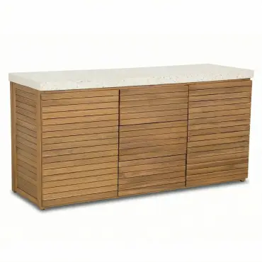 Antigua Large Kitchen Storage Units with Beefeater 1200E Series BBQ