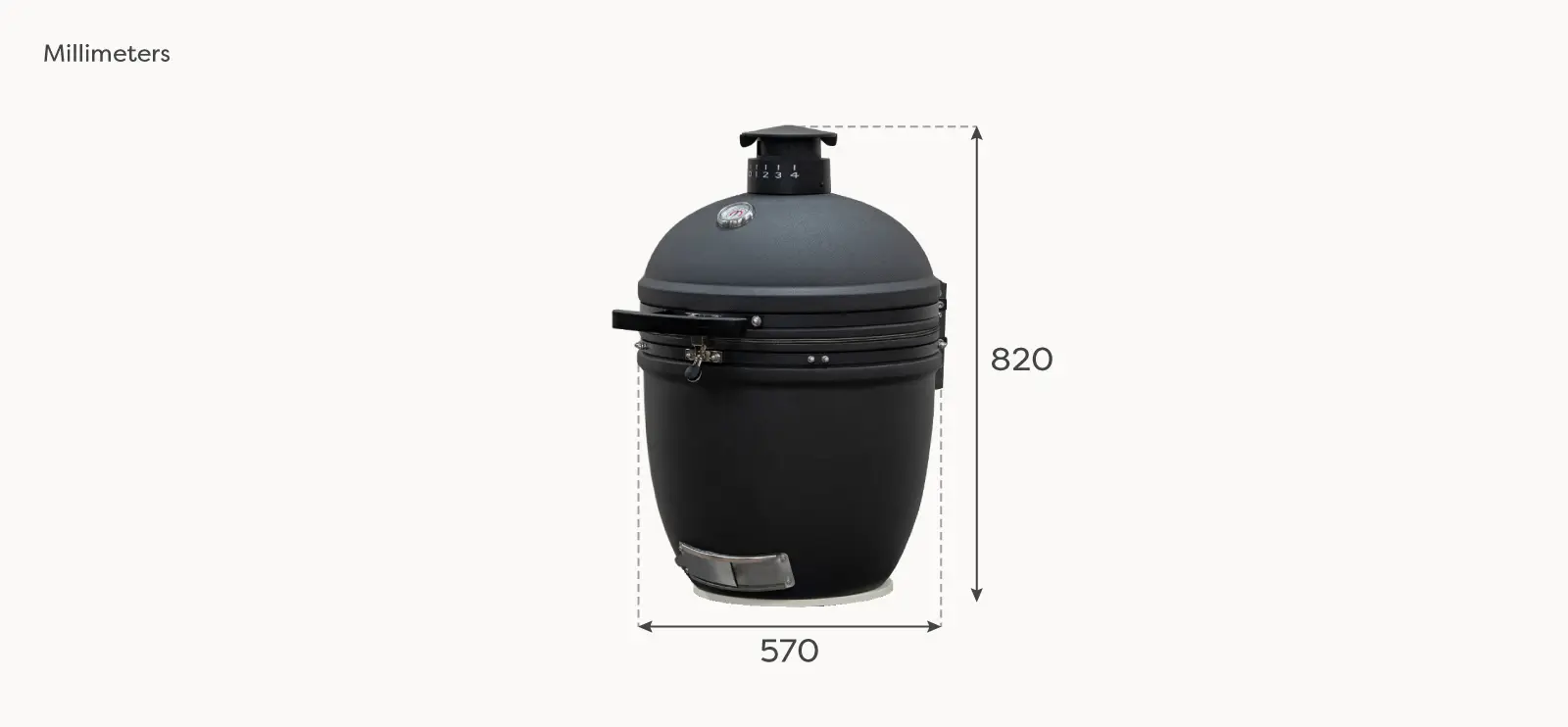 K-Pro 22 Kamado Charcoal Barbecue
