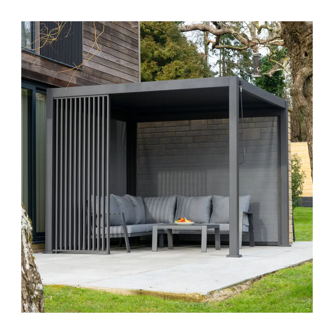 Titan Aluminium Vertical Louvre Side Panel Single Panel Titan Aluminium Vertical Louvre Side Panel Single Panel