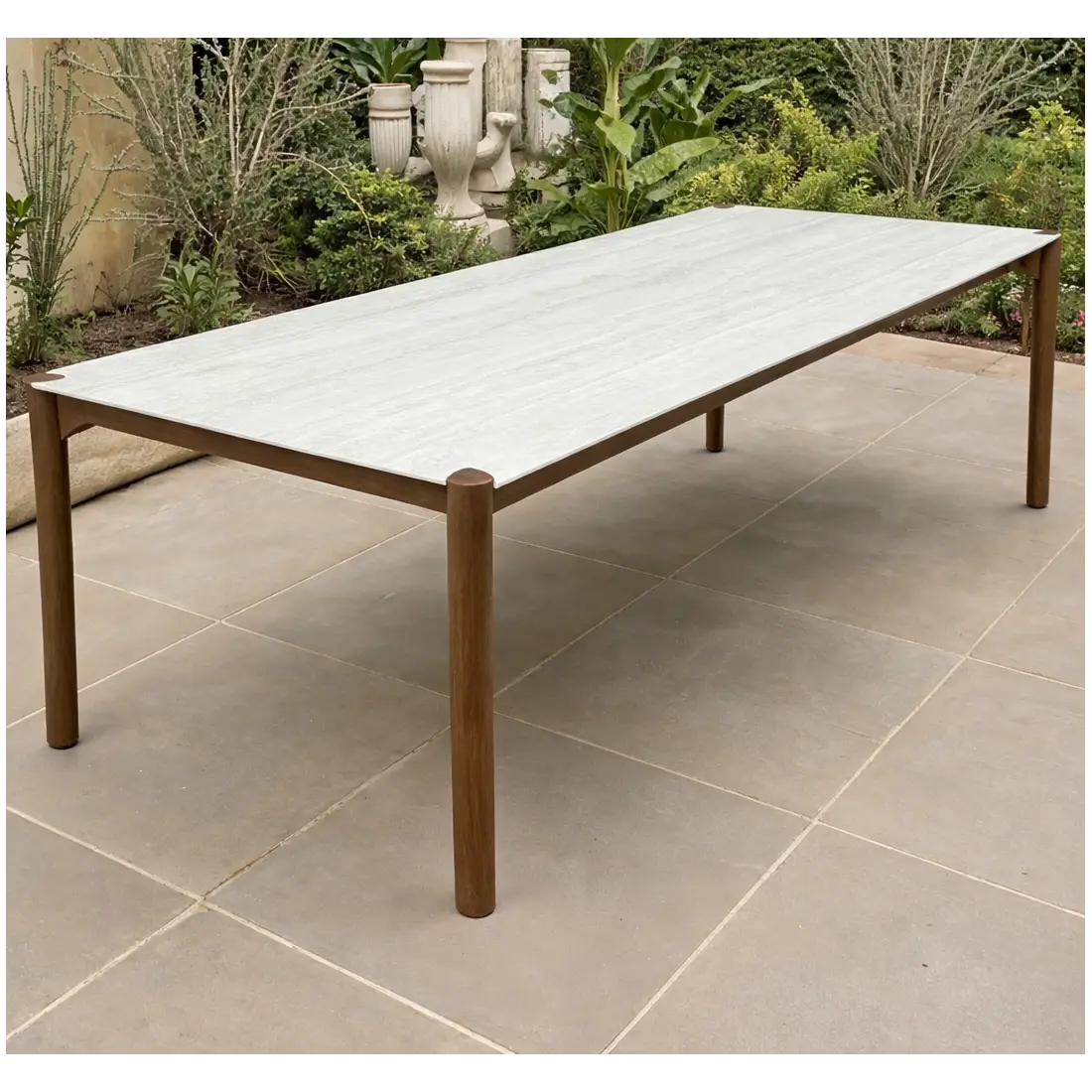 Veluta Curve Teak Dining Table 2.4m - FSC Certified