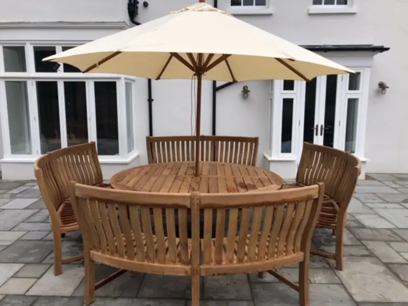 Malvern Curved Bench Set - Certified