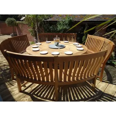 Malvern Curved Bench Set - Certified