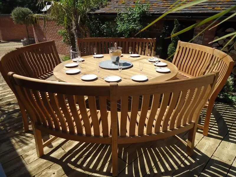 Malvern Curved Bench Set - Certified