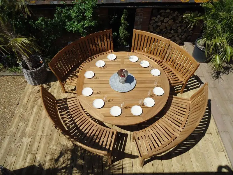 Malvern Curved Bench Set - Certified