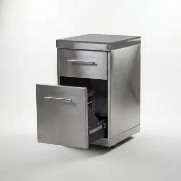 Stanley Straight Kamado Charcoal BBQ K2450-B - Stainless Steel