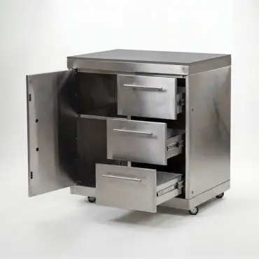 Stanley Straight Kamado Charcoal BBQ K2450-B - Stainless Steel