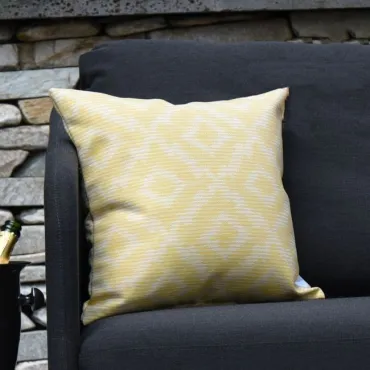 Scatter Cushions x 2  Santorini Yellow
