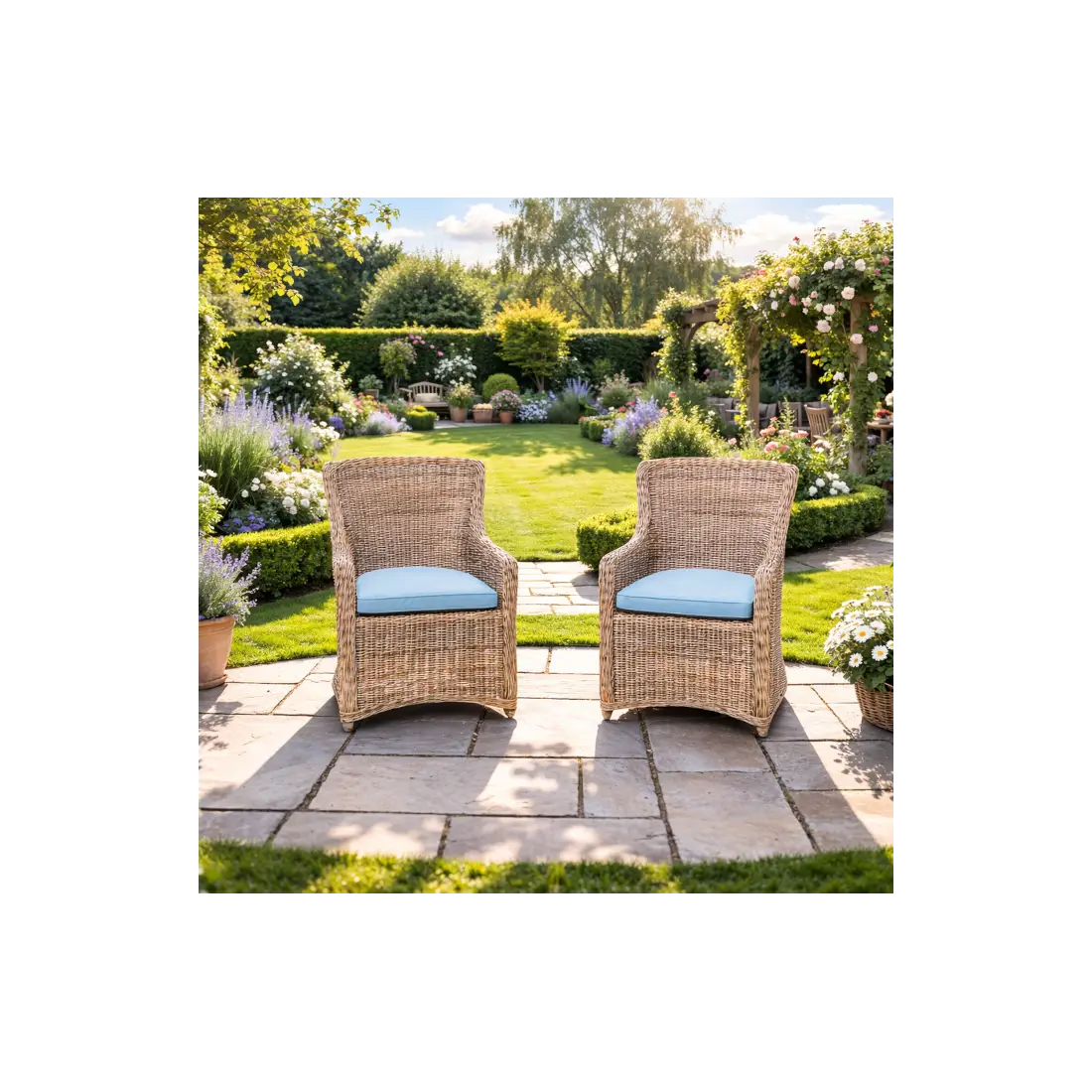 Seville armchair summer grass outdoor rattan garden furniture