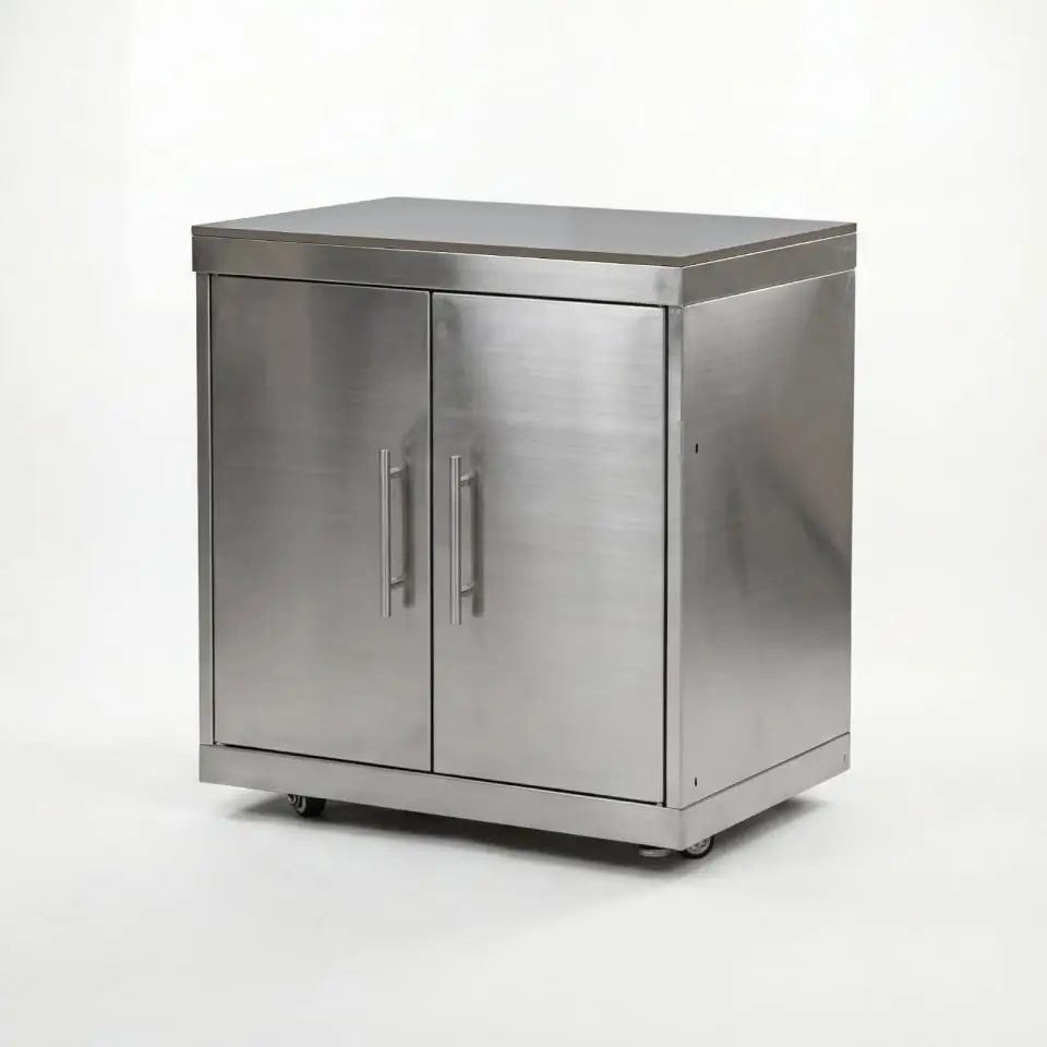 Stanley Straight 4 Burner Gas BBQ S2961-C - Stainless Steel