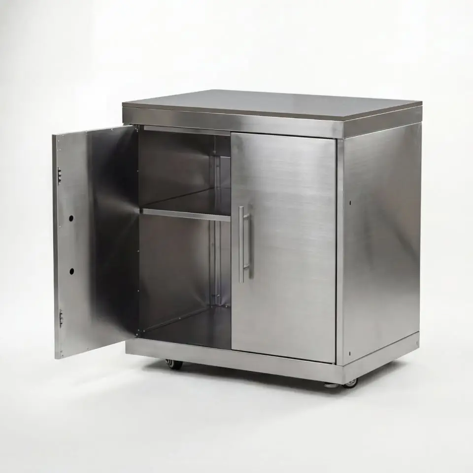 Stanley Straight 4 Burner Gas BBQ S2961-C - Stainless Steel