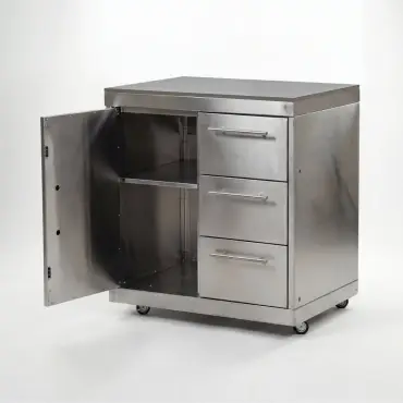 Stanley Straight 4 Burner Gas BBQ S3018-B - Stainless Steel