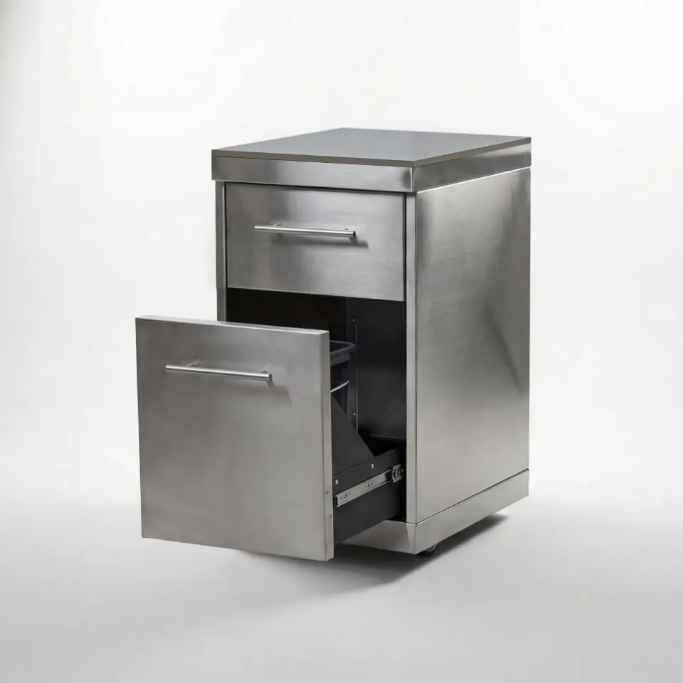 Stanley Straight 4 Burner Gas BBQ S3018-B - Stainless Steel