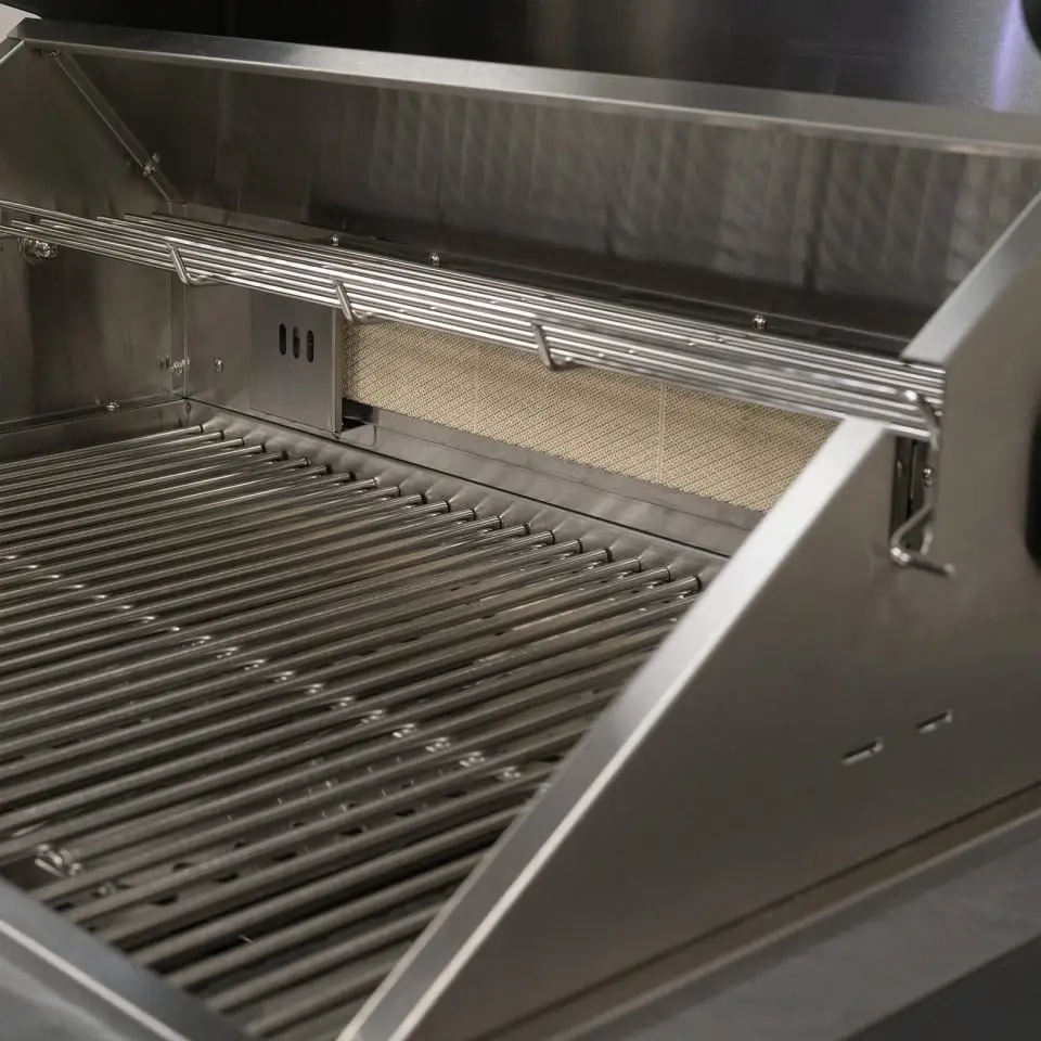 Stanley 6 Burner Gas BBQ - Integrated Side Burner Modular Unit